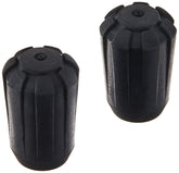 Black Diamond Z-Pole tip protector cap closeup reduces tip wear on rough surfaces.