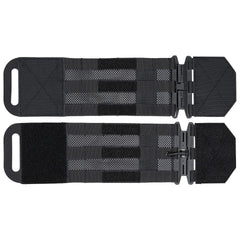 Black Gunpowder BG-TC5 magnetic buckles close-up for quick dressing.