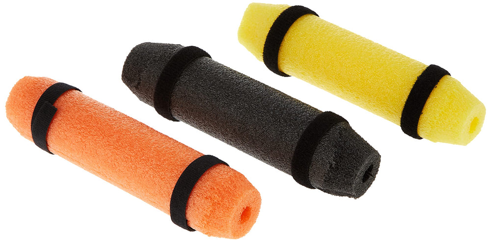 Blakemore 436 6in Rod Floater – Black/Yellow/Orange, front view