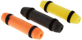 Blakemore 436 6in Rod Floater – Black/Yellow/Orange, front view
