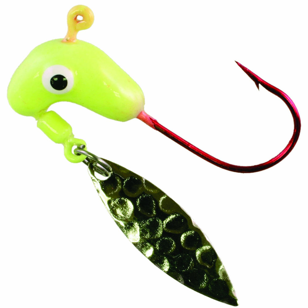 Blakemore Road Runner Pro Series hook-pack 1/16 oz in chartreuse red for deep-water visibility