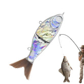 Blank Baits 2 Segments Glide Bait soft tail side view highlighting lifelike glide to attract fish
