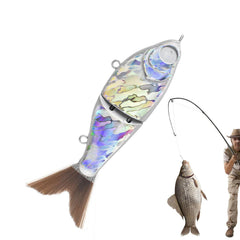Blank Baits 2 Segments Glide Bait soft tail side view highlighting lifelike glide to attract fish