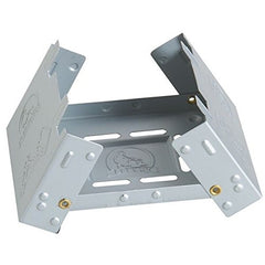 Bleuet Pocket Stove with six fuel cubes for quick outdoor meals.