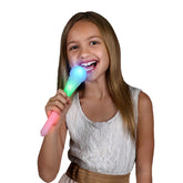 Blinkee sound-activated LED microphone with color cycling for dynamic party vibes.