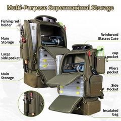 BLISSWILL waterproof nylon backpack protects gear in sudden rain showers.