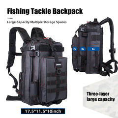 BLISSWILL Fishing Backpack main compartment with tackle boxes