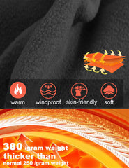 Blokehoway fleece jacket worn in winter outdoor activities for comfort and warmth.