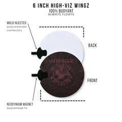 Blue Bird Waterfowl replacement wing—Slow-Motion 8-inch—enhances lifelike decoy movement.