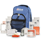 Blue Coolers Blue Seventy-Two backpack closed with grab-and-go design for emergencies