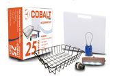 Blue Coolers cobalt divider cutting board doubles as a cutting surface in the cooler.