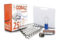 Blue Coolers cobalt divider cutting board doubles as a cutting surface in the cooler.