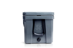 Blue Coolers Cobalt 55-quart roto-molded construction for rugged outdoor use
