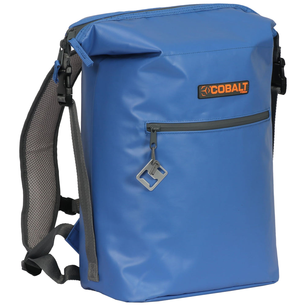 Blue Coolers Cobalt tote front view, stylish durable cooling for outdoor trips