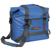 Blue Coolers Cobalt soft-sided cooler tote in bold blue for outdoor adventures.