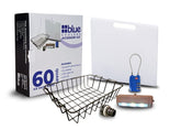 Blue Coolers divider-cutting-board for organized storage and dual-use.