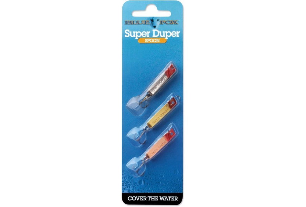 Blue Fox SDM110K3 Super Duper Lure Kit in metal, ideal for versatile fishing adventures