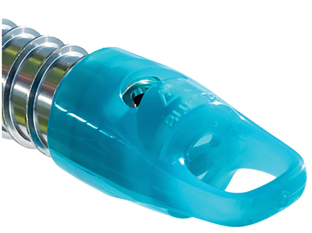 Blue Ice Aero Cap Protector (blue) in a five-pack protects ice screw teeth and aids quick removal.