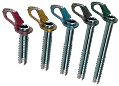 Blue Ice Aero Lite ice screw 16 cm in use for lightweight alpine placements