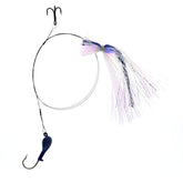 Blue Water Candy 33552 dead bait rig blue finish for improved bait swim.