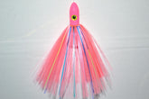 Blue Water Candy Mini Jag Lure pink 5/8oz ready for inshore trolling and casting.