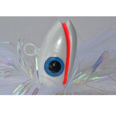 Solid lead head with distinctive eyeball on Blue Water Candy Mojo