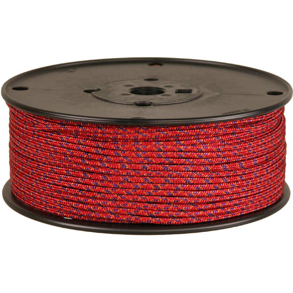 BlueWater PreCut Accessory Cord 3mm red mix for versatile outdoor uses and quick setup.