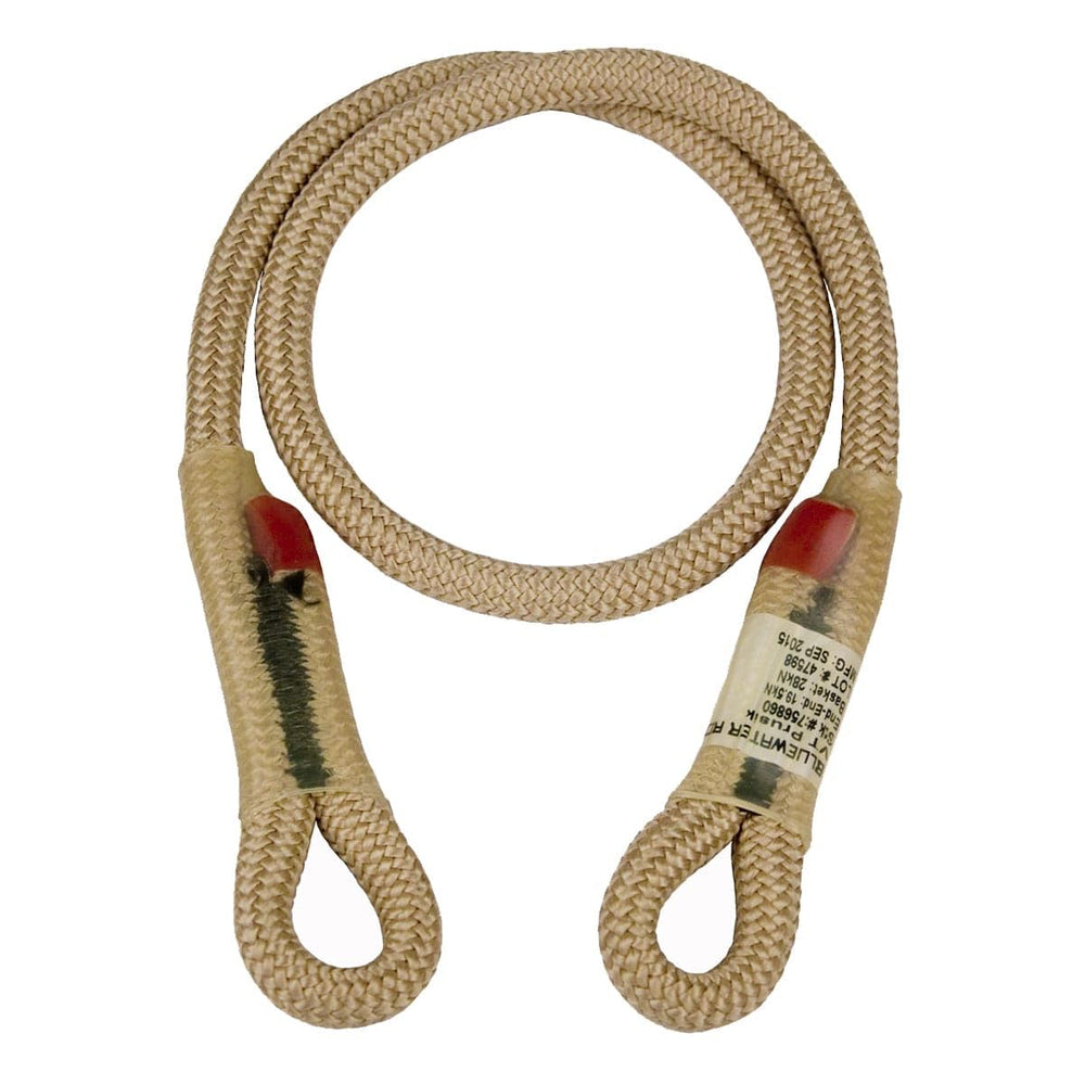 BlueWater Ropes 7mm VT Prusik in tan for ascending and self-belay on slim lines