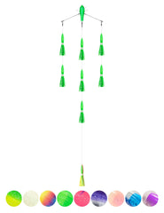 BLUEWING 18in spreader bar starboard walker green improves lure spread for big game trolling