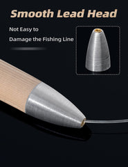 BLUEWING 8in cedar plug body designed to entice big game fish