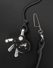 BLUEWING aluminium alloy body halyard pulley black delivers durable performance in saltwater environments.