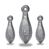 BLUEWING Bank Sinker 3lb box open improves rig stability for saltwater bottom fishing