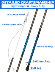 BlueWING carbon fiber pole demonstrates lightweight strength for extended dives