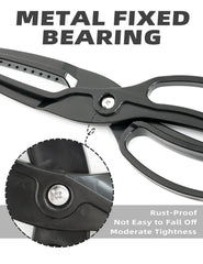 Anti-slip grip and locking mechanism of BLUEWING Gripper in black