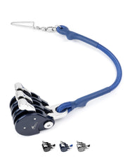 BlueWing outrigger line lock pro hard-anodized body for corrosion resistance in saltwater setups.