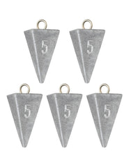 BLUEWING pyramid-sinker-3lb-box aids long-distance casting in saltwater.