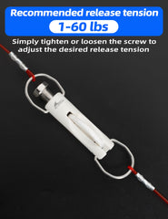 BLUEWING side-screw adjustment clip for quick tension changes.