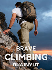 BLWINYUT breathable fabric improves airflow during hot climbs.