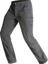 BLWINYUT men's hiking pants water resistance close-up for wet-trail durability.