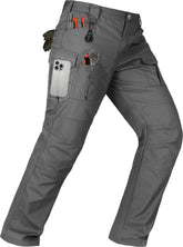 BLWINYUT men's tactical pants water-resistant front view for weather-ready wear.