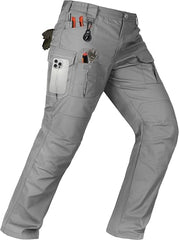 BLWINYUT men's tactical pants water-resistant ripstop ideal for rugged outdoor activities.