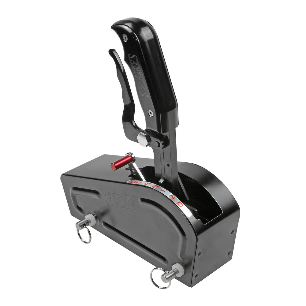 B M 81052 Pro Stick Black shifter angle highlights precise gate action for smooth shifts