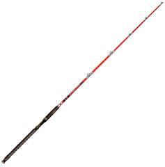 B'n'M Silver Cat Elite rod side view shows rugged construction for heavy catfishing.