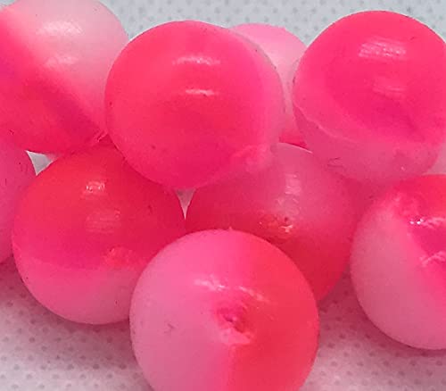 BNR Soft Beads 8mm red roe, neutrally buoyant attractor for steelhead rigs