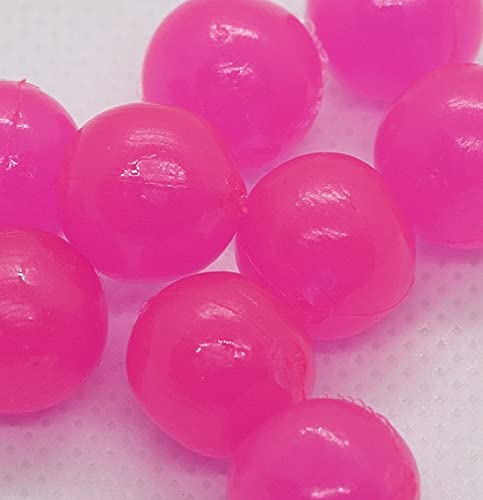 BNR Tackle Soft Beads cerise drift naturally to attract steelhead and trout
