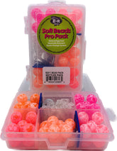 BnR Tackle Soft Beads Mottled Pack display showing 14mm and 16mm sizes
