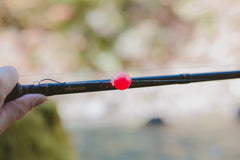 Bead rigging demo with bobber stop on leader