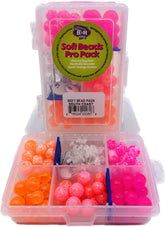 BNR Tackle Soft Beads South Coast closeup shows soft egg-like texture for natural attraction.