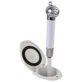 Boating Accessories Scandvik recessed shower with push-button control for quick onboard rinsing.