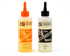 Bob Smith Industries 204 Mid-Cure Epoxy 9 oz bottle – front view